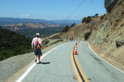 Climbing a closed-to-autos Metcalf Road