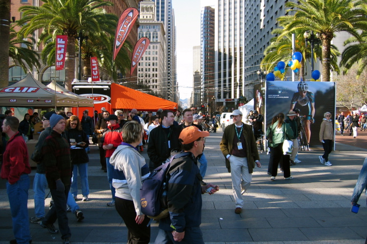 View up Market Street