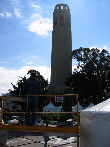 Coit Tower on Telegraph Hill