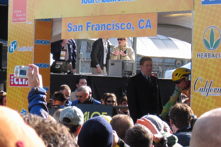 Jackson Stewart (Kodak Gallery.com/<br>Sierra Nevada) prepares to leave under the watchful eye of the dour official.