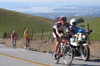 CSC, Saunier Duval, and Lotto approach the summit.