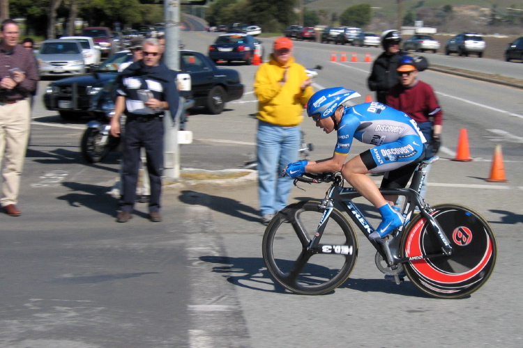 Tom Danielson at Santa Teresa Blvd. and Bailey Rd.