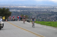 Jason McCartney leads Jens Voigt at the middle of the Sierra Rd. climb.