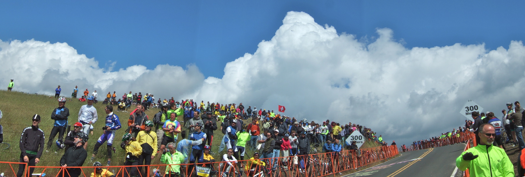 Sierra Road Panorama, before the race arrives