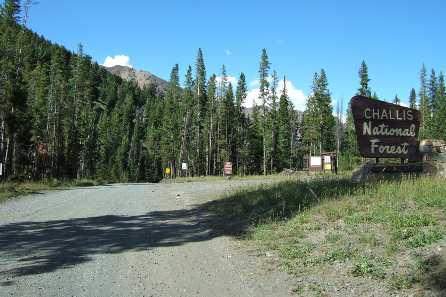 The Trail Creek summit (7894ft)