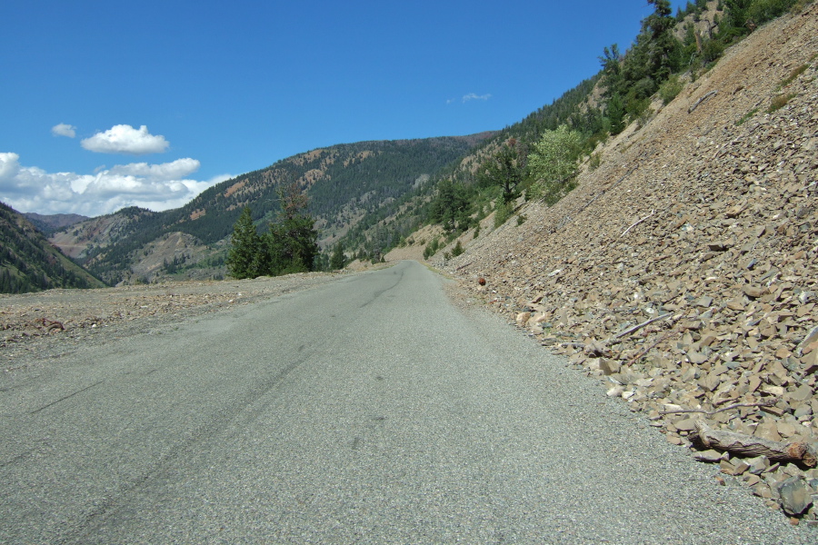 The Trail Creek climb begins.