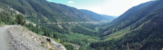 View down Trail Creek Canyon