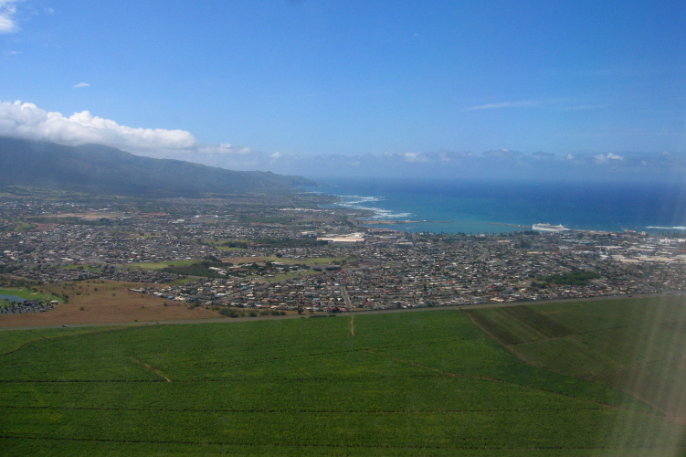 Kahului, Paukulalo, Walehu, and other communities on the northeast shore of Maui.