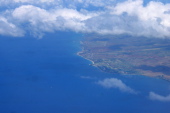 View of Ka'anapali Shores, west coast of Maui.