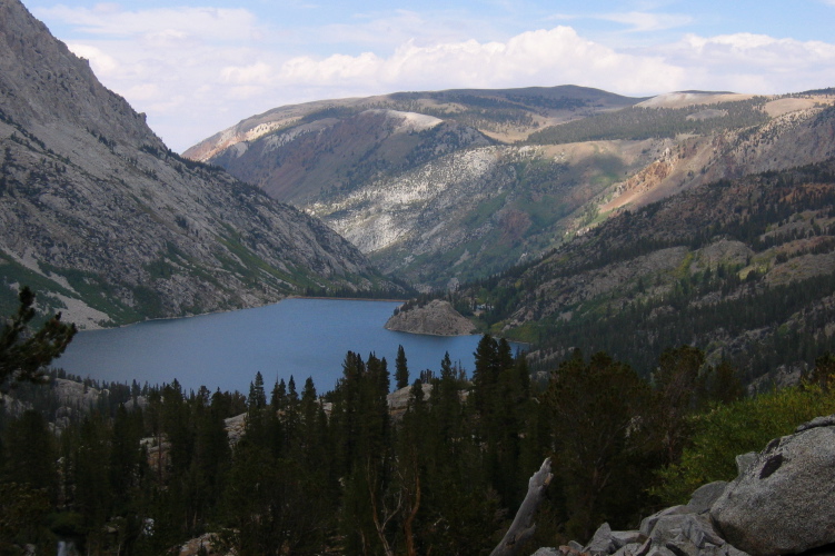 South Lake from Treasure Lakes Trail.