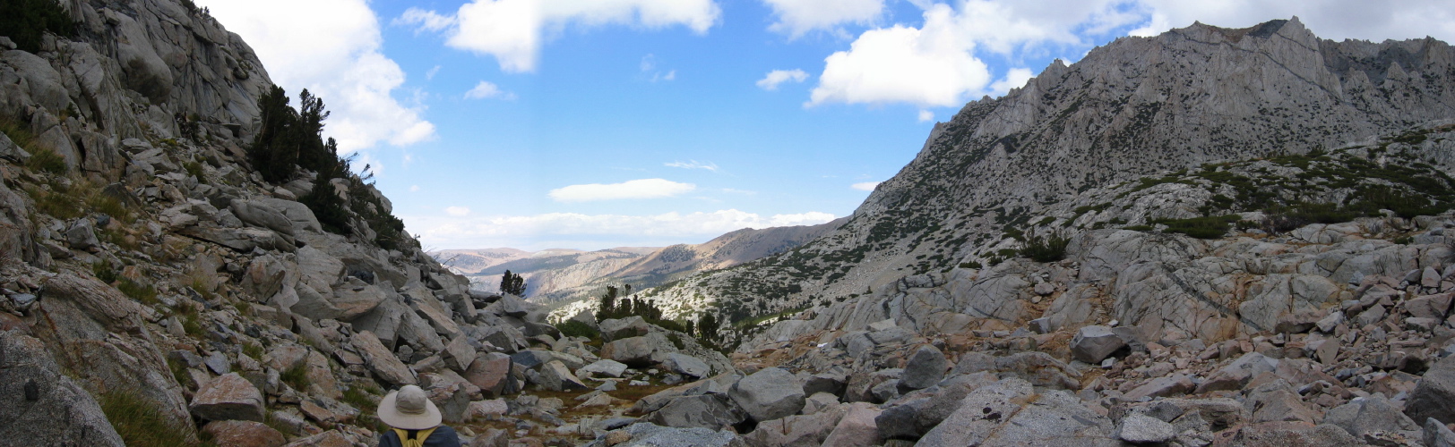 Treasure Lakes Turnaround, downhill view