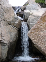 Cascade and waterfall on Treasure Creek.