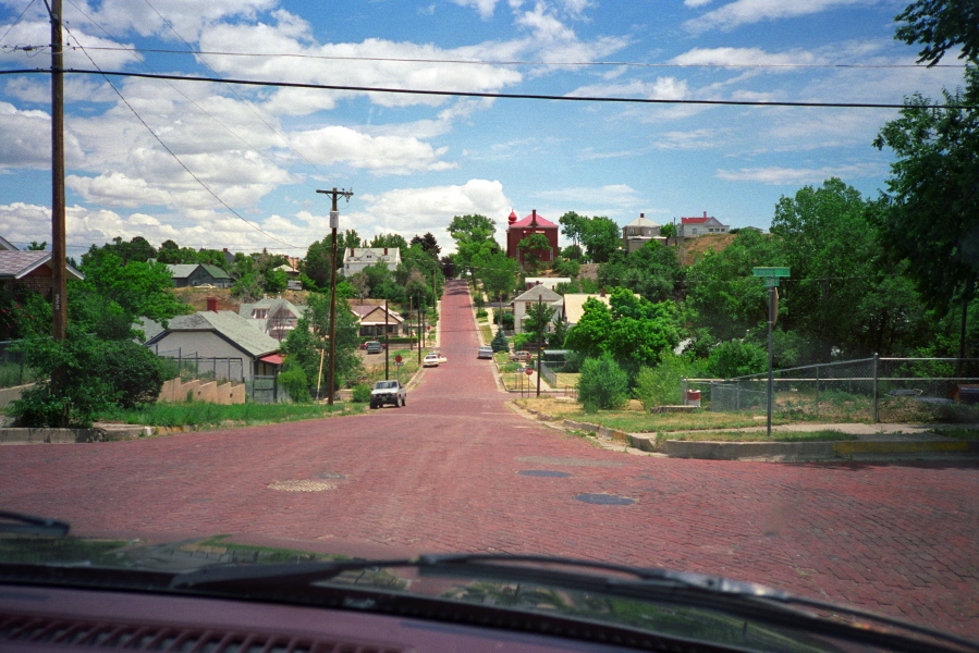 Brick streets of Trinidad, CO.