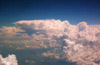 Thunderhead over Mexico.