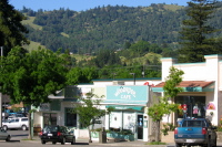 Shuttered businesses in Garberville, CA