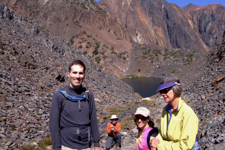 Pausing on the way down to Lake Helen (10107ft).