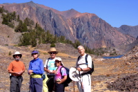 Group photo at Lundy Pass (10350ft).