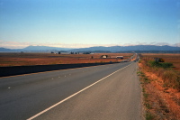 View west on CA37 near the Napa River