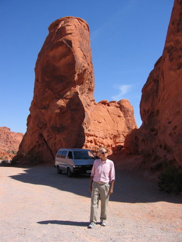 David at the Seven Sisters, Valley of Fire State Park.