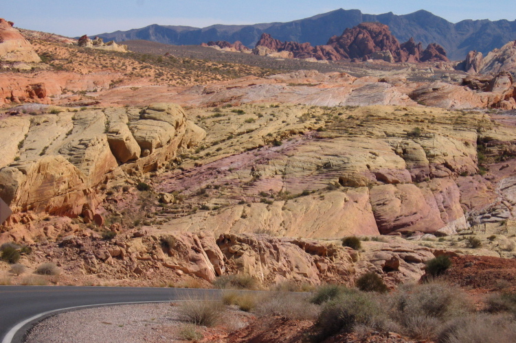 More colorful rock, Valley of Fire State Park.