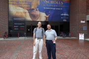 Bill and Len in front of the Boston Museum of Science