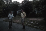 David and Uncle Rob somewhere in CT.  Mead Point?