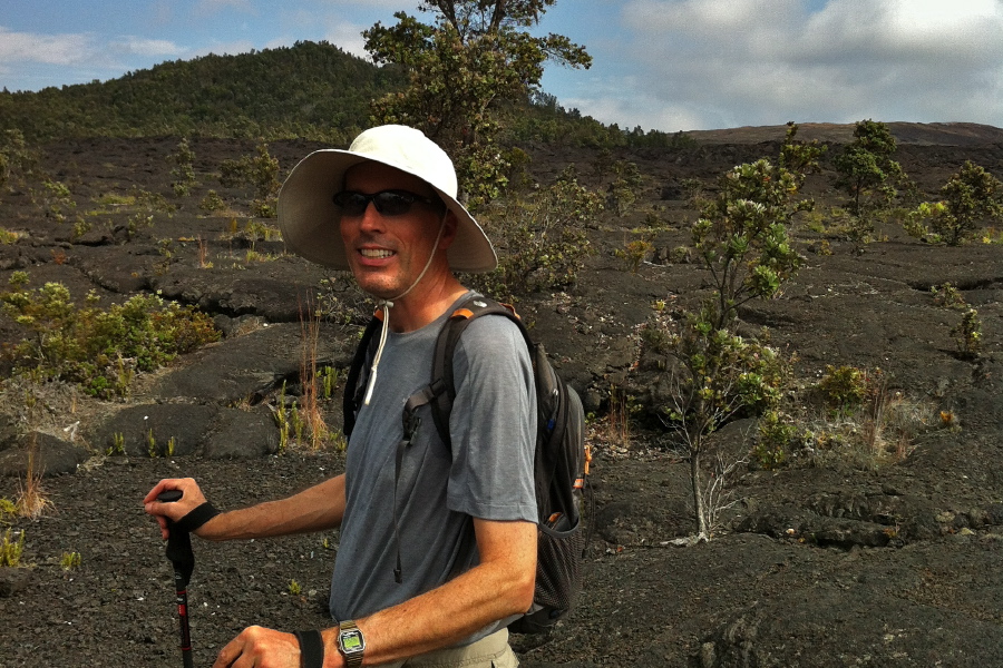 Bill on the Napau Trail