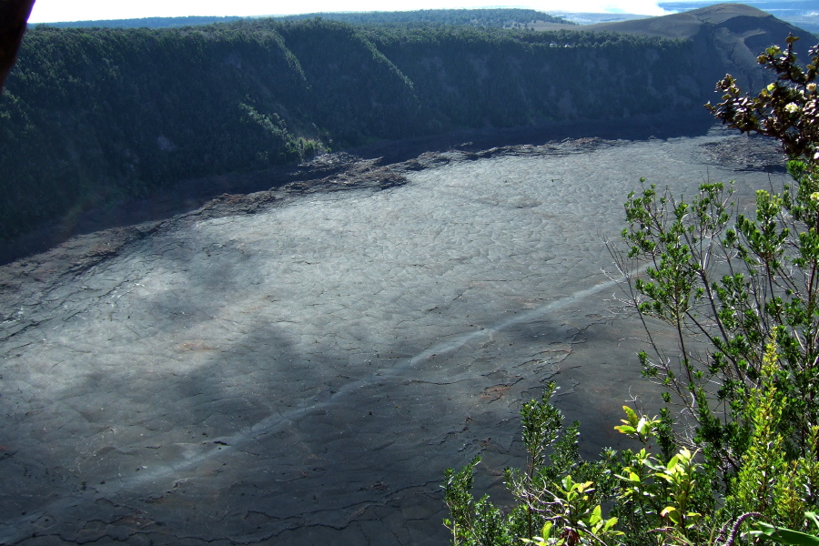 Kilauea Iki Crater from the Crater Rim Trail