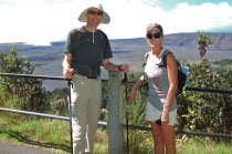 Bill and Laura at Kilauea
