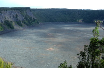 Looking back to where we hiked across Kilauea Iki Crater