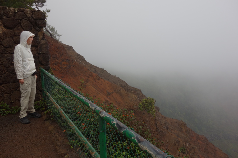 Bill at Pu'u Hinahina Lookout