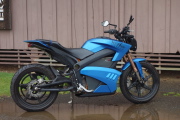 Electric motorcycle spotted at Koke'e Museum