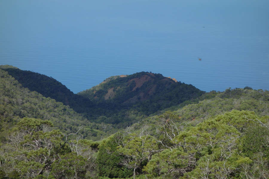 End of Honopu Ridge Trail is visible in the distance.