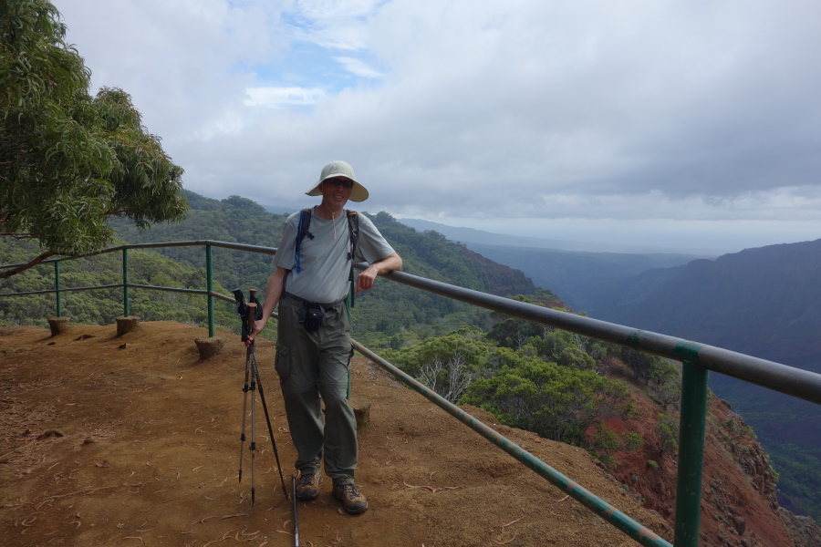 Bill at the Cliff View Point