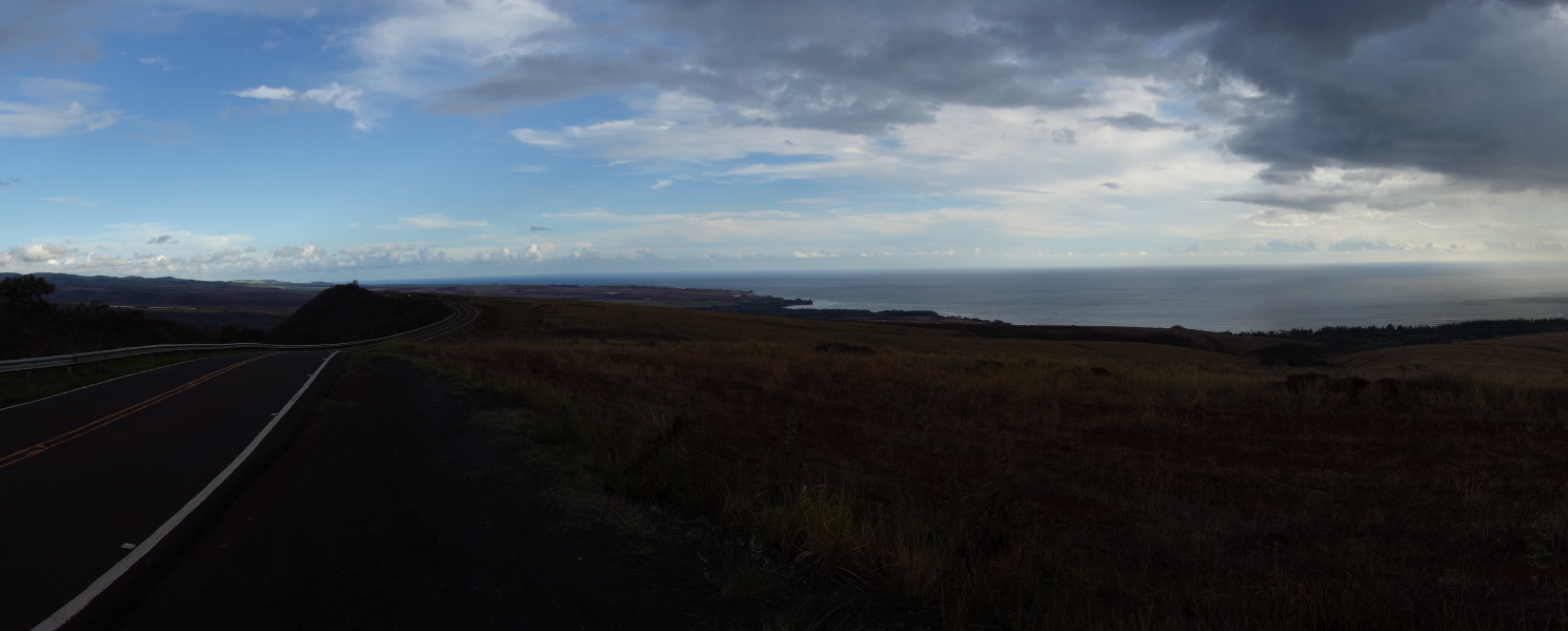 Waimea and the southwest coast of Kaua'i from Waimea Canyon Drive