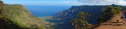 Kalalau Valley from Pu'u O Kila Lookout--no railing here!