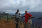Bill and David at the Cliff View Point