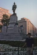 Bill at Farragut Square, Washington D.C.