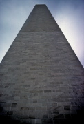 View up the Washington Monument
