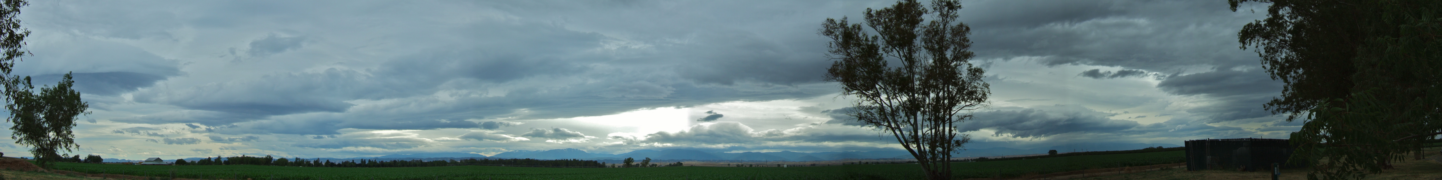 Clouds over the Sacramento Valley near Maxwell.