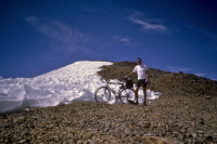 I'm not going to try riding across this highly-cupped snow.