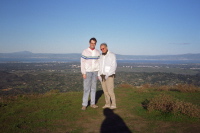 Bill and David on Windy Hill