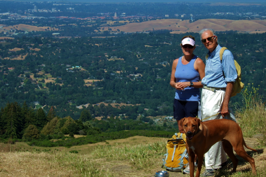 Laura, Kumba, and David on the north summit.