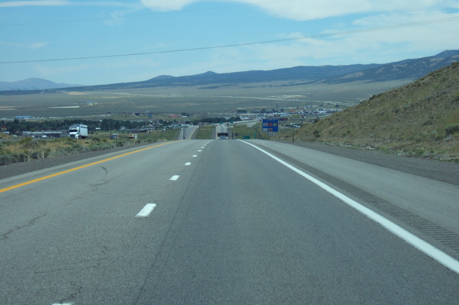 Descending into Wells, NV