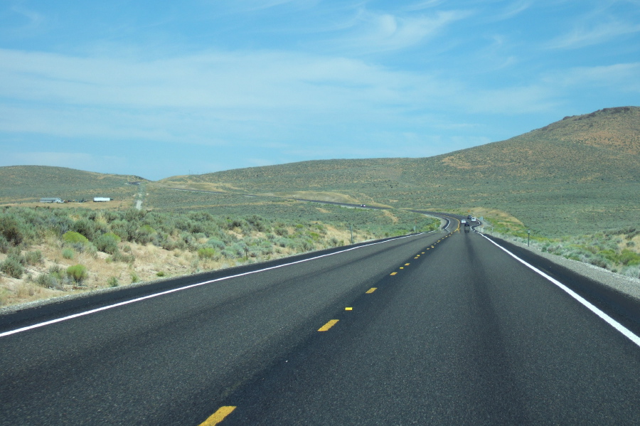 Northbound US93, north of Wells, NV.