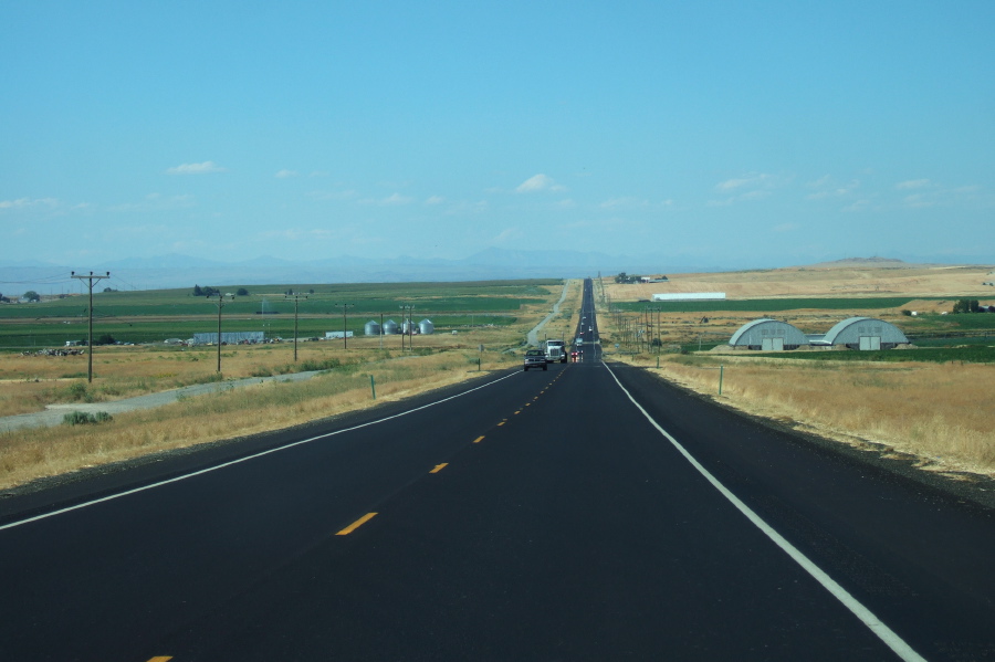 Heading north on US93 near Jerome, ID