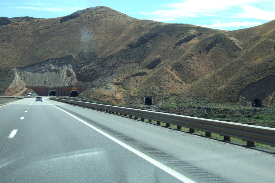 Nearing the Carlin tunnel