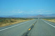 Northbound on ID75, toward Wedge Butte