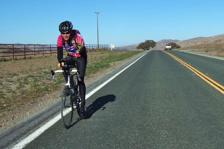 Ken Straub southbound on Airline Highway (CA25)