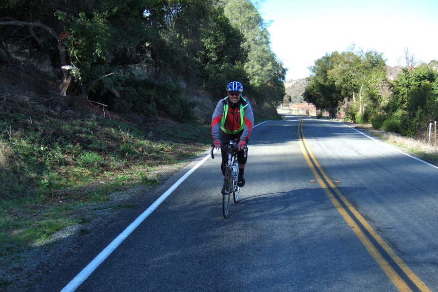 Riding up the southern reach of Bear Valley